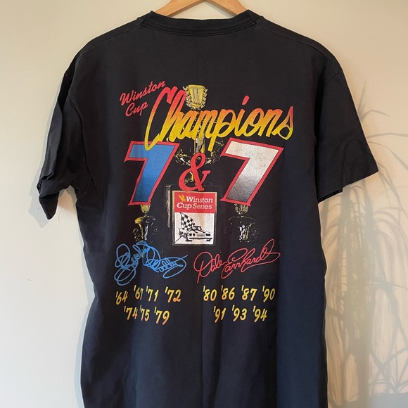 Vintage Dale Earnhardt 3 T Shirt Tee Extra Large XL Nascar Winston Cup 90s - Picture 4 of 7